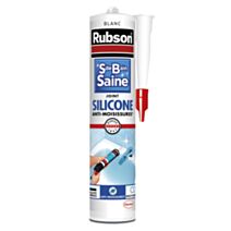 Mastic Blanc Salle de Bain Saine 280ml - RUBSON