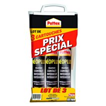 Set de 3 cartouches Néoplus 345 g - PATTEX