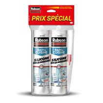2 Silicones Anti-moisissures Bain&Cuisine Pure 280ml - RUBSON