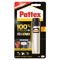 Pâte à Réparer 100% Colle 64gr Blanc -  PATTEX