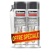 Lot 2 mousses expansives portes et fenêtres 500 ml - RUBSON
