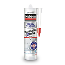 Mastic Bain&Cuisine Transparence Extrême Transparent  280ml - RUBSON