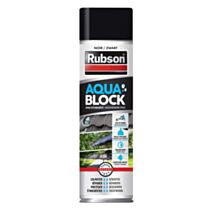 Revêtement d'étanchéité Aquablock spray 300 mL noir - RUBSON