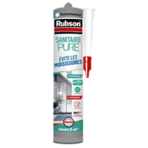 Mastic Pure Sanitaire 280 mL transparent - RUBSON