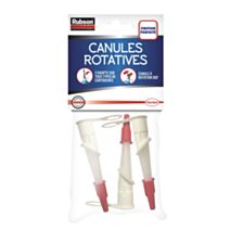 3 outils Canules Rotatives 360° RUBSON