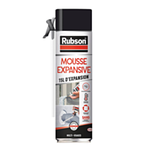 Mousse expansive multiusage 15 l d'expansion blanc 300 mL - RUBSON
