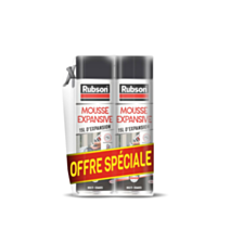 2 Aérosols Mousse Expansive Power multiusage 500ml blanc - RUBSON