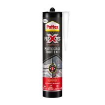 Mastic colle tout en 1 Flextec blanc 389 g - PATTEX