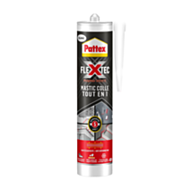 Mastic colle tout en 1 blanc 389g Flextec - PATTEX