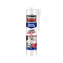 Mastic sanitaire lisse facile blanc 280ml - RUBSON