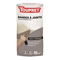 Enduit Poudre Bandes à Joints Blanc 10kg - TOUPRET