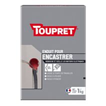 Enduit Encastrer poudre 1 kg blanc - TOUPRET