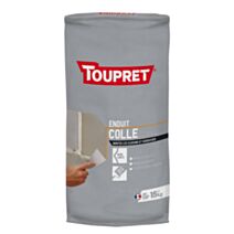 Enduit Colle poudre 15 kg blanc - TOUPRET