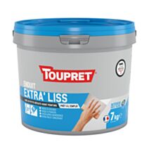 Enduit de lissage intérieur Extra' Liss pâte 7 kg blanc - TOUPRET