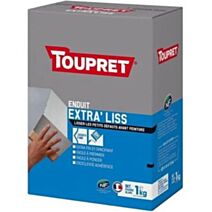 Enduit Extra' Liss poudre 1 kg blanc - TOUPRET