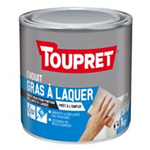 Enduit de lissage Gras à laquer pate 1kg TOUPRET