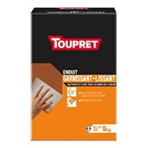 Enduit Garnissant-Lissant 2 en 1 poudre 5 kg blanc - TOUPRET