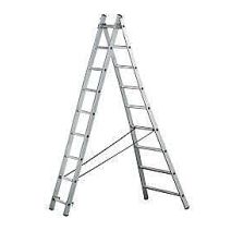 Echelle transformable alu base evasee 2x7 2m00/3m12 pro