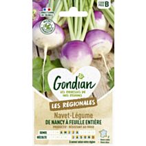 Navet-Légume de Nancy à Feuille Entière - GONDIAN