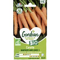 Carotte Nantaise Améliorée 3 Bio - GONDIAN