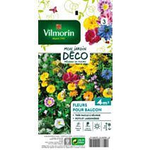 Graines Mélange Fleurs Annuelles Balcons 4m² - VILMORIN