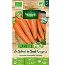 Graine Carotte de Colmar à Cœur Rouge Bio - VILMORIN