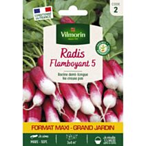 Graines Radis Flamboyant 5 Grand Format - VILMORIN