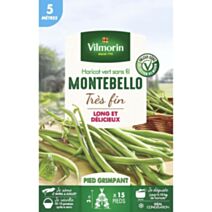 Graines Haricot Grimpant Vert Montebello 5m - VILMORIN