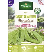 Graines Pois Mangetout Carouby de Maussane 20m - VILMORIN