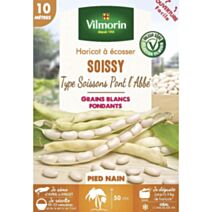 Graines Haricot Nain à Ecosser Soissy 10m - VILMORIN