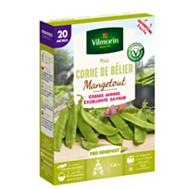 Graines Pois Mangetout Corne de Bélier 20m - VILMORIN