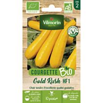 Graines Courgette Jaune Gold Rush HF1 Bio - VILMORIN