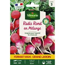 Graines Radis Ronds en Mélange Grand Format - VILMORIN
