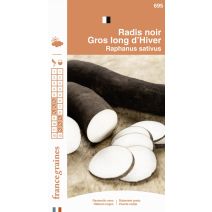 Graines Radis Noir Gros Long d'Hiver - FRANCE GRAINES