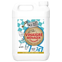 Vinaigre Ménager Concentré 14° 5L - LA CLE