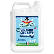 Vinaigre ménager concentré 20° framboise 5L ecocert - PAULETTE