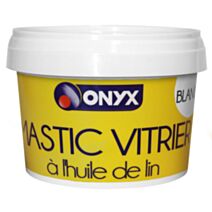 Mastic Vitrier à l'Huile de Lin Blanc 500gr - ONYX