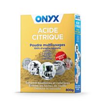 Acide citrique poudre 800g - ONYX