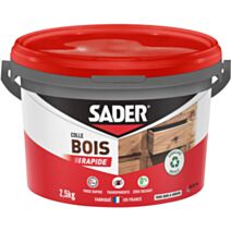 Colle à bois Prise Rapide Seau 2,5kg - SADER