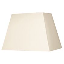 Abat-jour rectangle L.30 coton crème