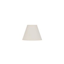 Abat-jour toiline forme empire Ø14 pince crème