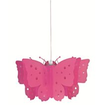 Suspension Ø44 Papillons rose indien