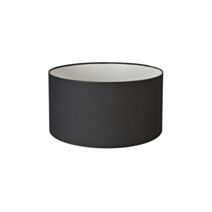 Abat-jour noir cylindre d30cm