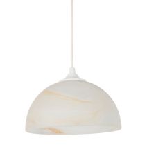 Suspension ambre dôme nuage d19cm