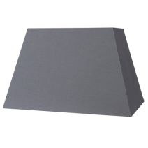 Abat-jour ardoise rectangle coton d30cm