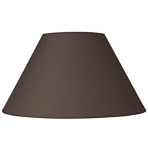 Abat-jour café fe coton d30cm