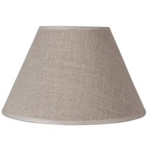 Abat-jour toile de jute fe toile de jute d35cm