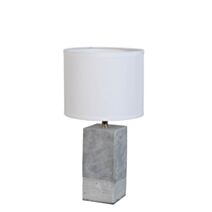 Lampe en béton lisse et striée granit - COREP