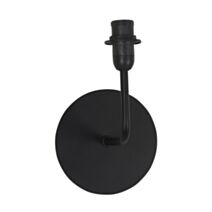 Applique en métal ronde Jim noir mat - COREP