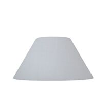 Abat-jour forme conique Ø40 tourterelle Bague E27